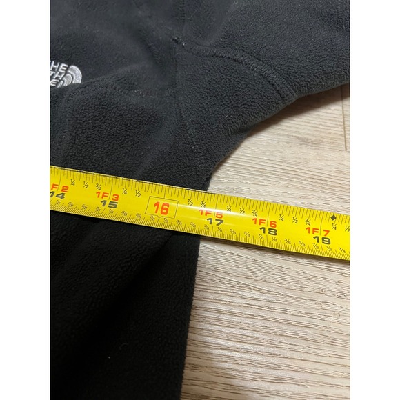 North Face Womens Pullover 1/4 Zip Black Longsleeve Size M Lightweight Polartec - Picture 8 of 10